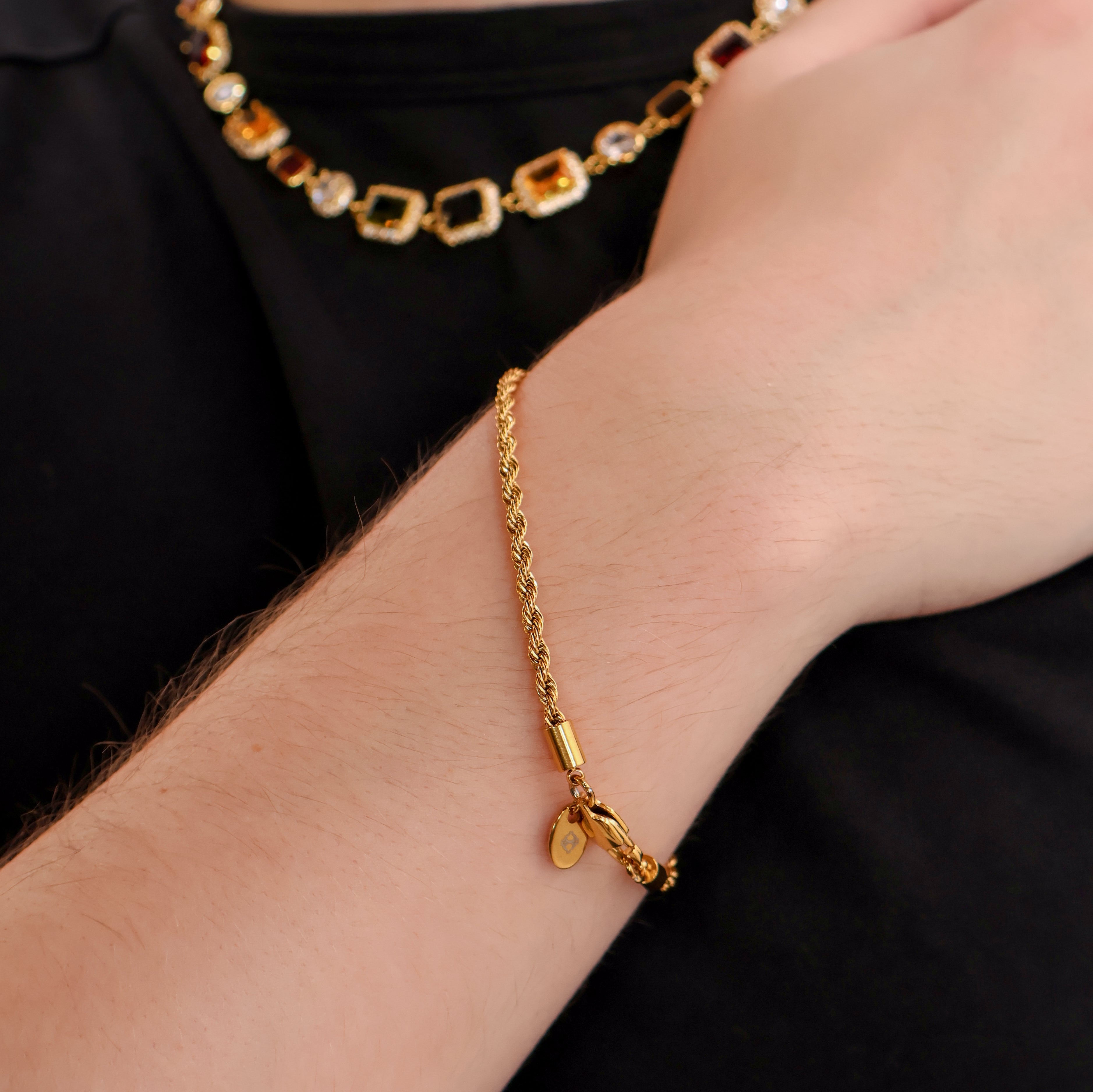 Gold Braided Bracelet