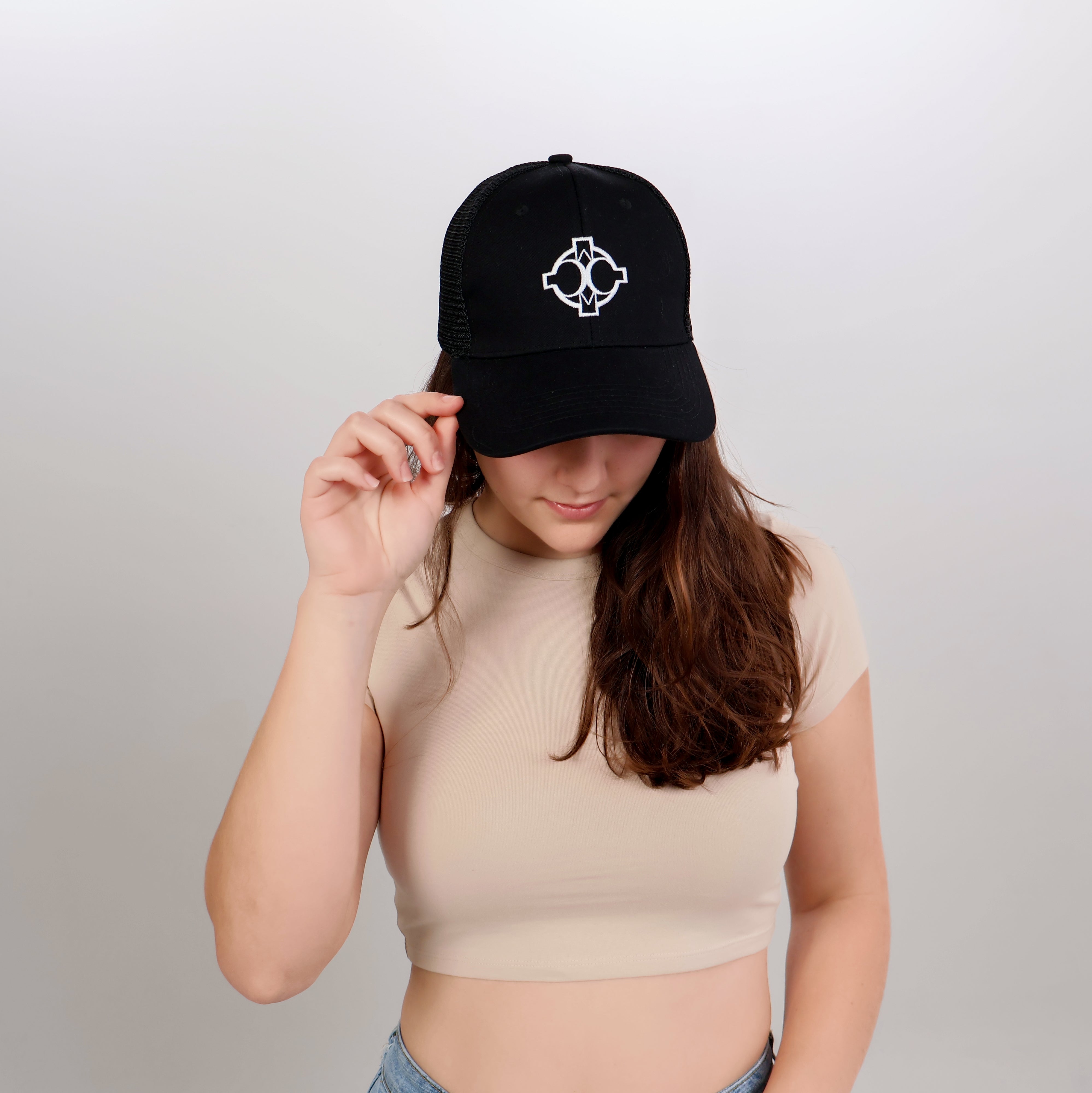 The Charming Misfit Black Trucker Hat