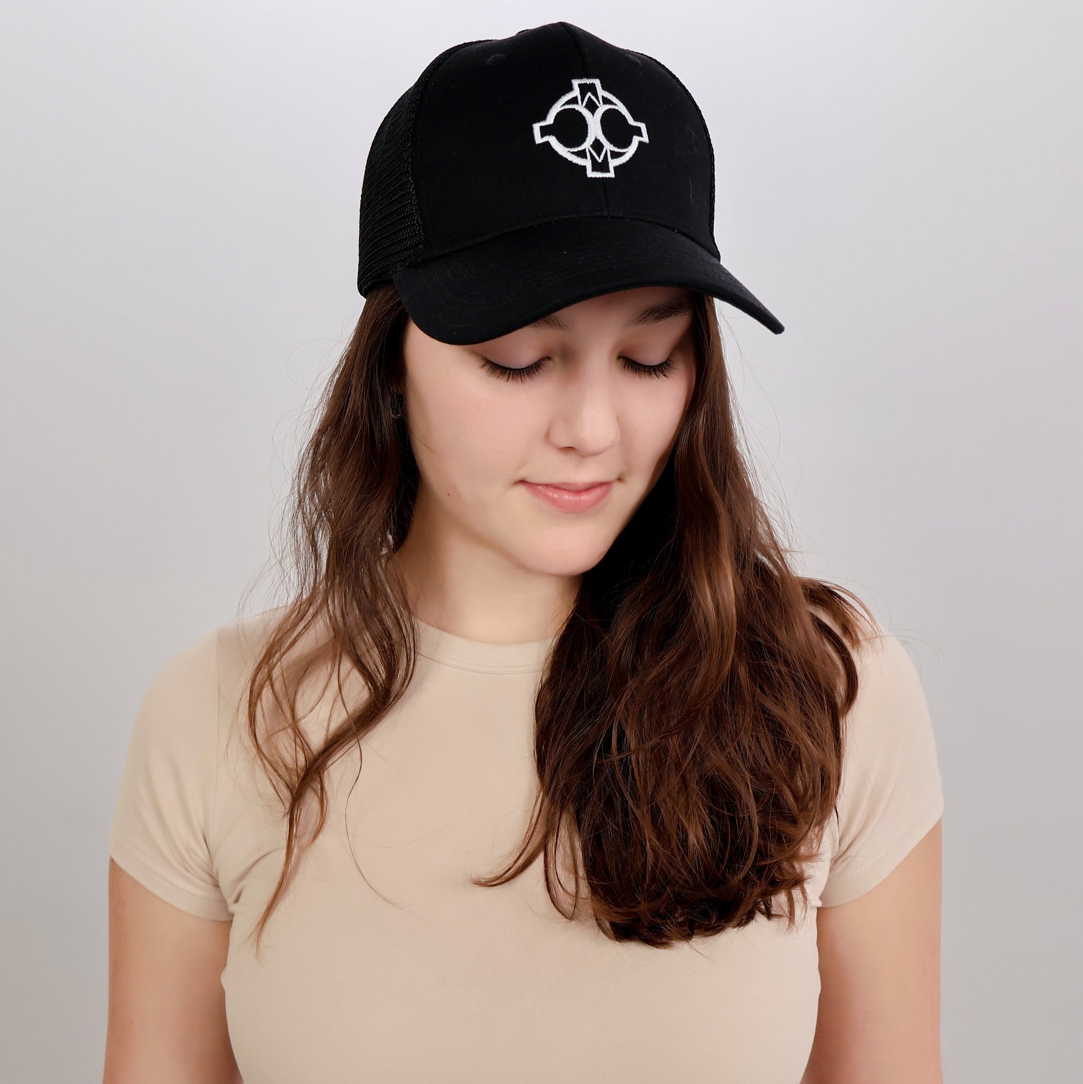 The Charming Misfit Black Trucker Hat