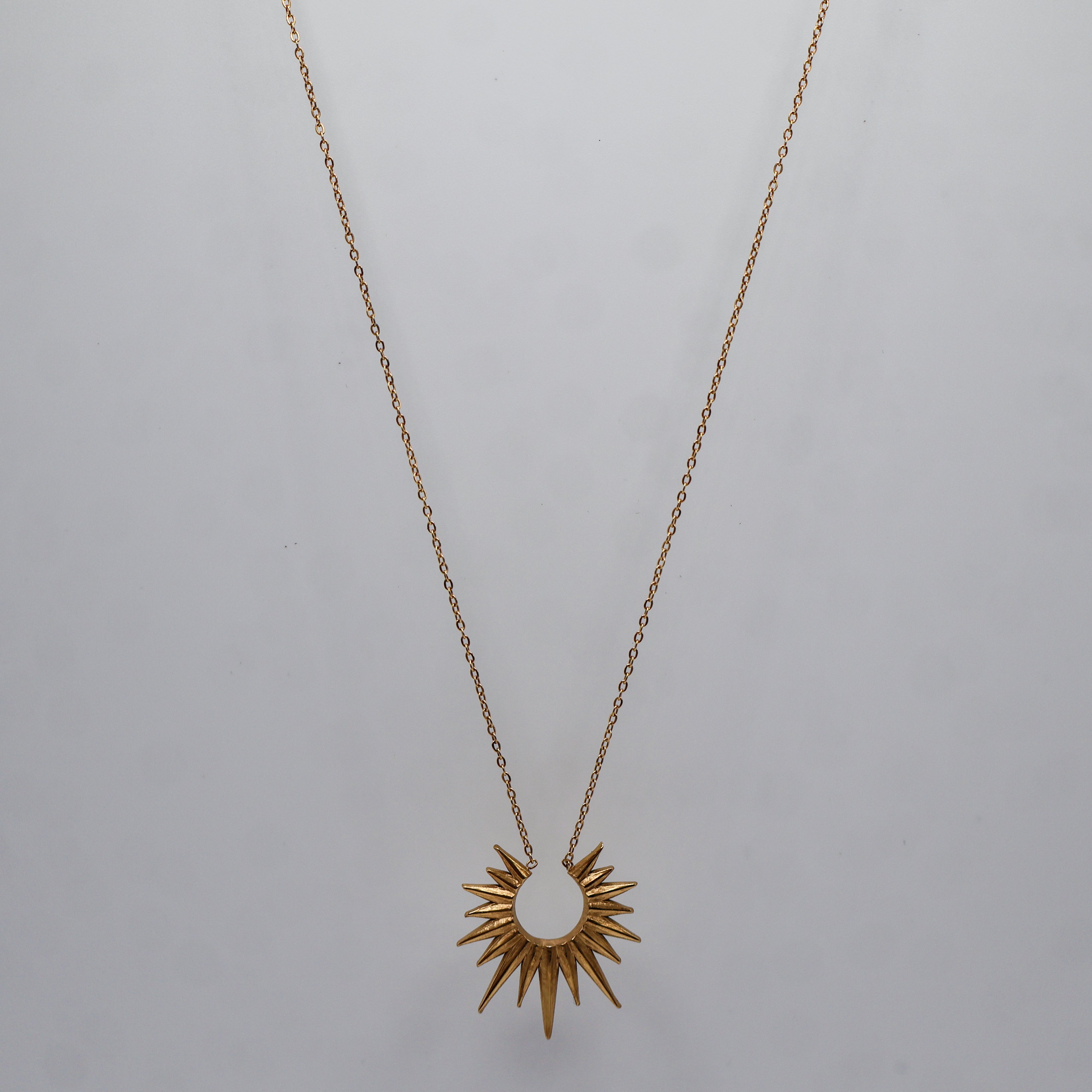 Sunburst Gold Necklace